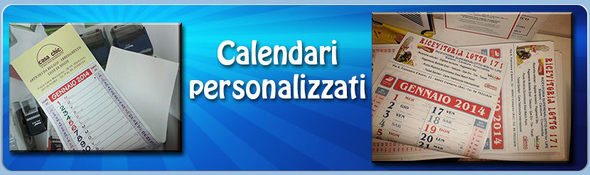 Calendari personalizzati