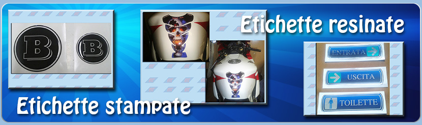 Etichette stampate/resinate