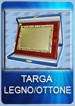 Targa legno/ottone