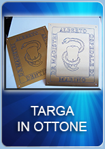 Targa ottone