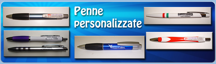 Penne personalizzate