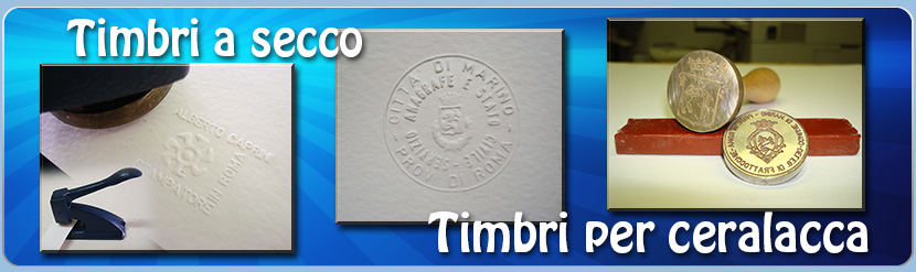 Timbri a secco/ceralacca